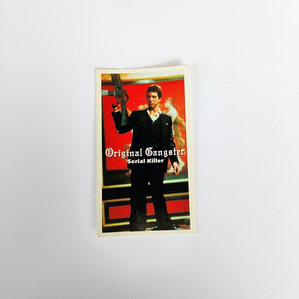 Serial Killer Clothing Scarface 1990's Vintage Skateboarding Surfing Sticker